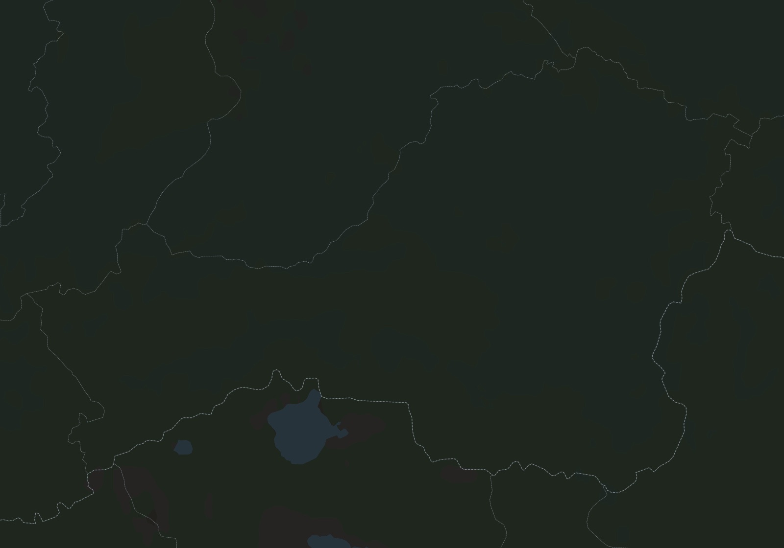 Карта Республики Тыва: Кызыл и районные центры